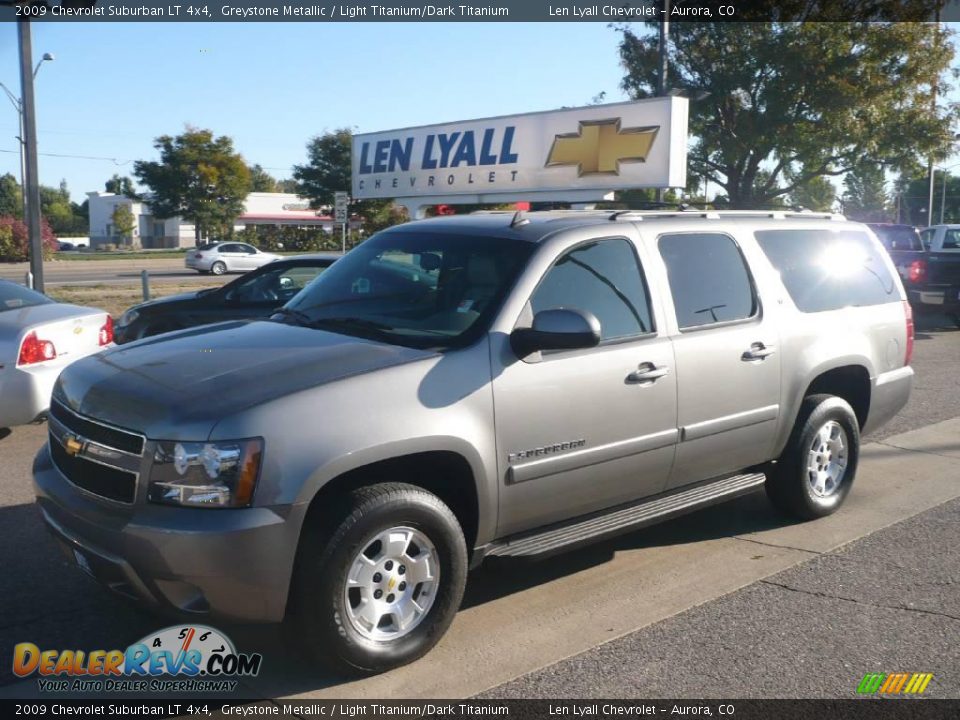 2009 Chevrolet Suburban LT 4x4 Greystone Metallic / Light Titanium/Dark Titanium Photo #1