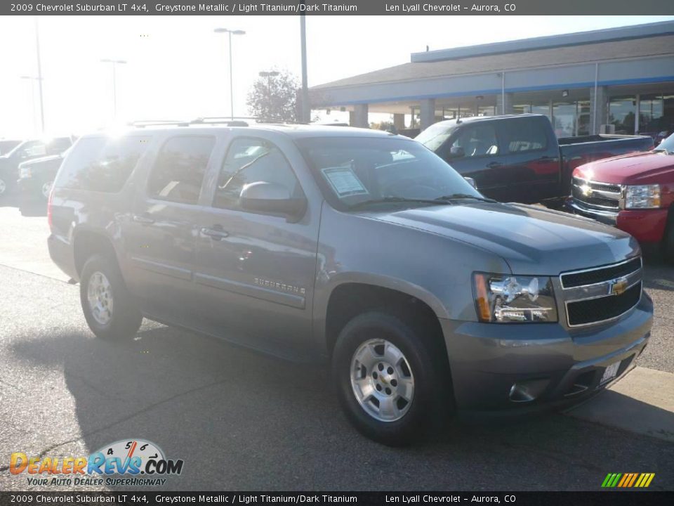 2009 Chevrolet Suburban LT 4x4 Greystone Metallic / Light Titanium/Dark Titanium Photo #3