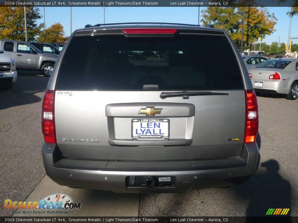 2009 Chevrolet Suburban LT 4x4 Greystone Metallic / Light Titanium/Dark Titanium Photo #5