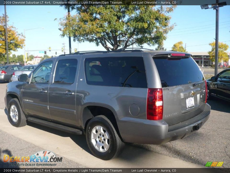 2009 Chevrolet Suburban LT 4x4 Greystone Metallic / Light Titanium/Dark Titanium Photo #6