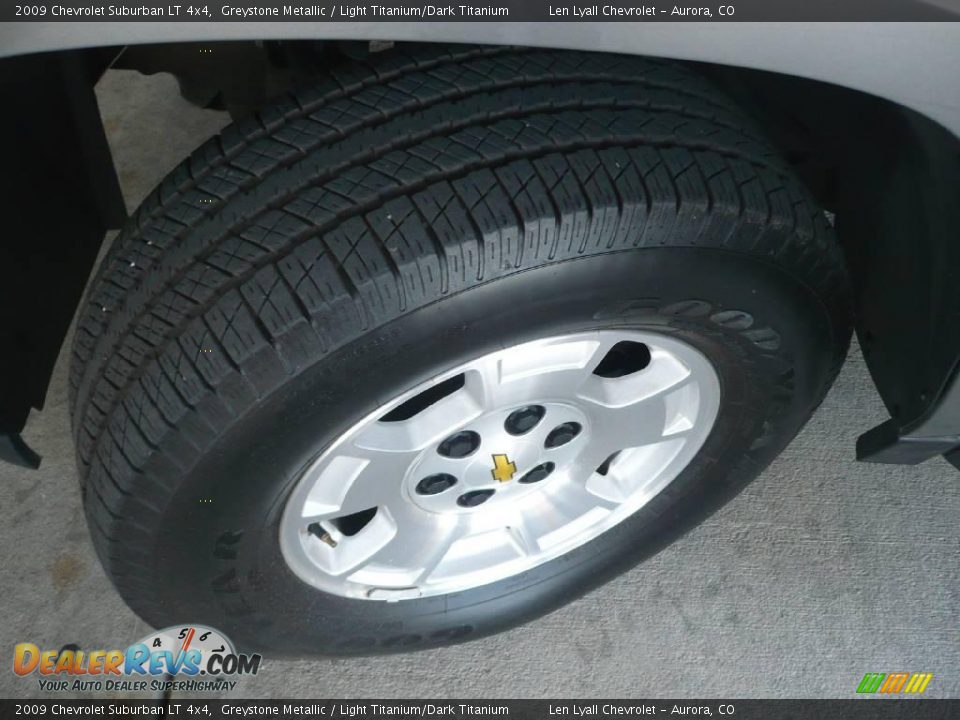 2009 Chevrolet Suburban LT 4x4 Greystone Metallic / Light Titanium/Dark Titanium Photo #27