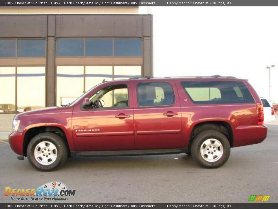 2009 Chevrolet Suburban LT 4x4 Dark Cherry Metallic / Light Cashmere/Dark Cashmere Photo #1