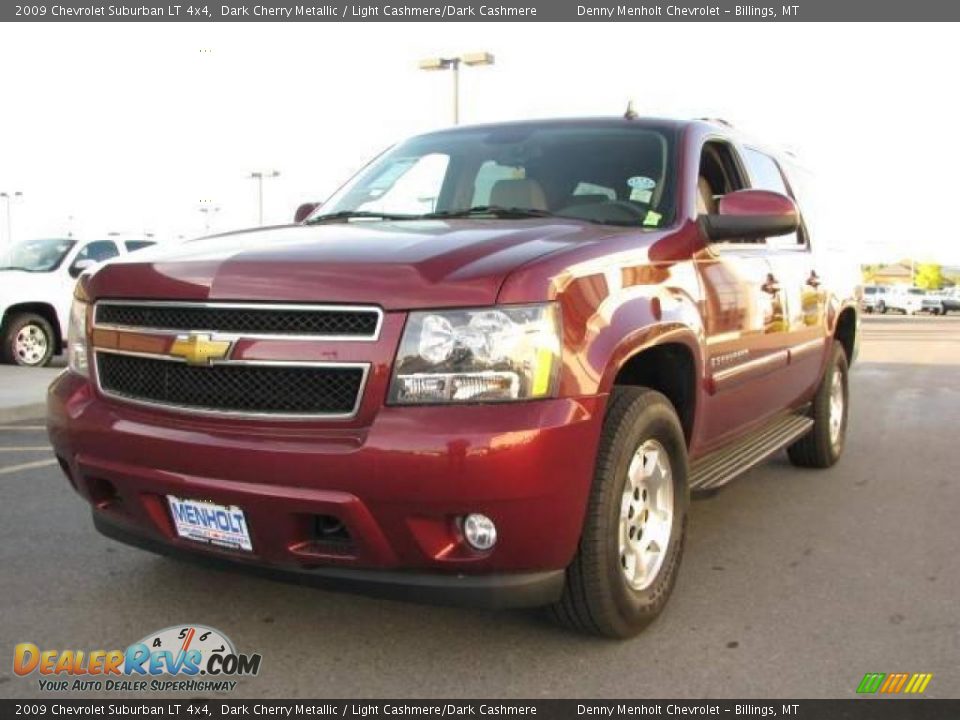 2009 Chevrolet Suburban LT 4x4 Dark Cherry Metallic / Light Cashmere/Dark Cashmere Photo #2