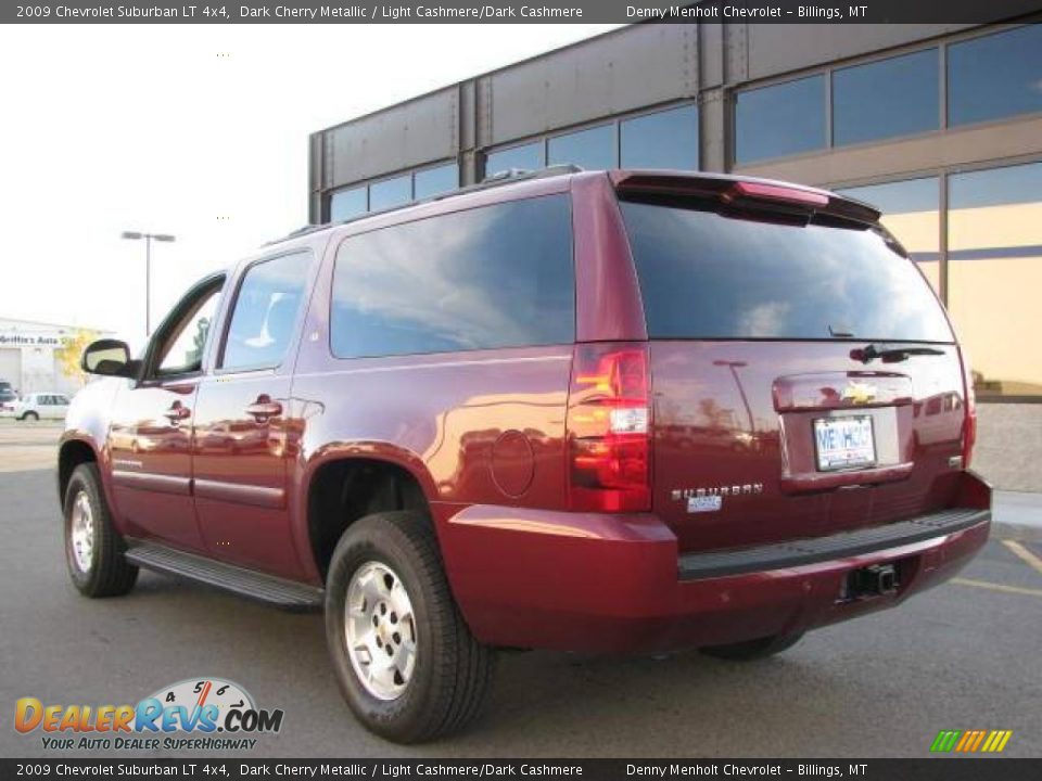 2009 Chevrolet Suburban LT 4x4 Dark Cherry Metallic / Light Cashmere/Dark Cashmere Photo #6
