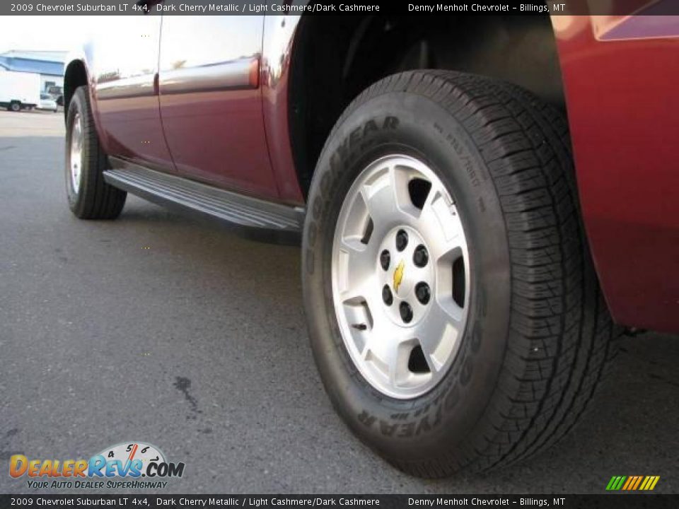 2009 Chevrolet Suburban LT 4x4 Dark Cherry Metallic / Light Cashmere/Dark Cashmere Photo #7