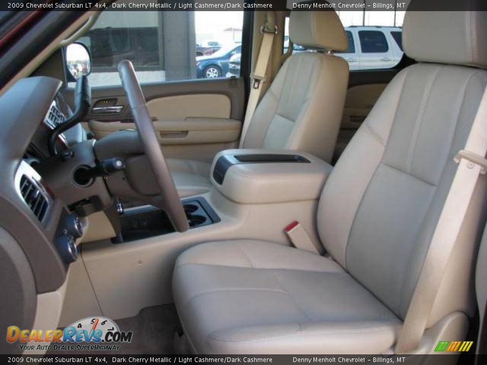 2009 Chevrolet Suburban LT 4x4 Dark Cherry Metallic / Light Cashmere/Dark Cashmere Photo #10
