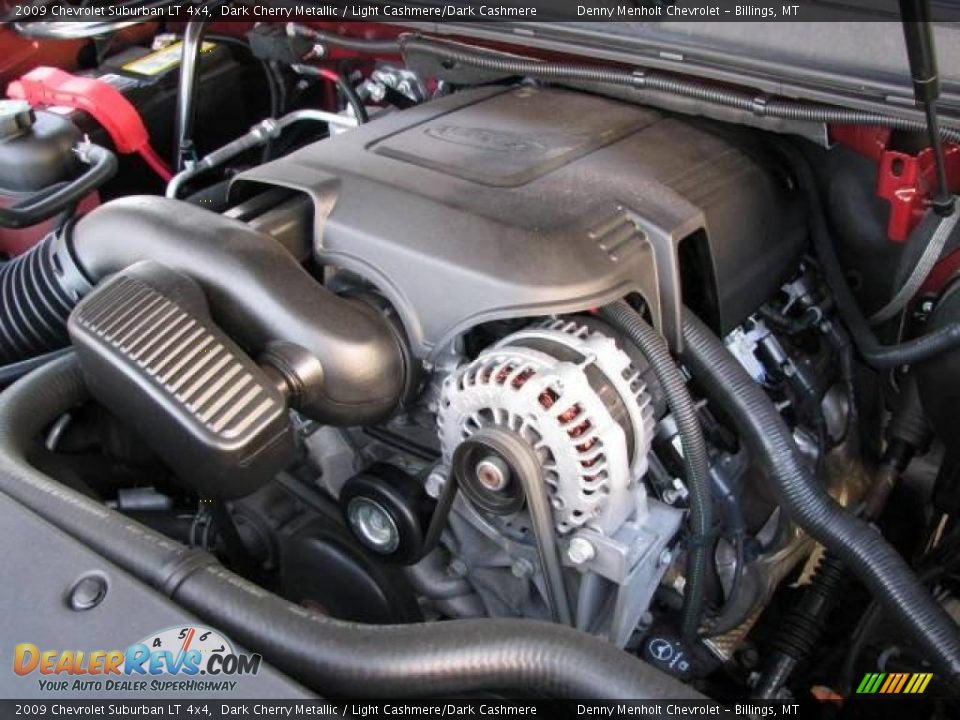 2009 Chevrolet Suburban LT 4x4 Dark Cherry Metallic / Light Cashmere/Dark Cashmere Photo #13