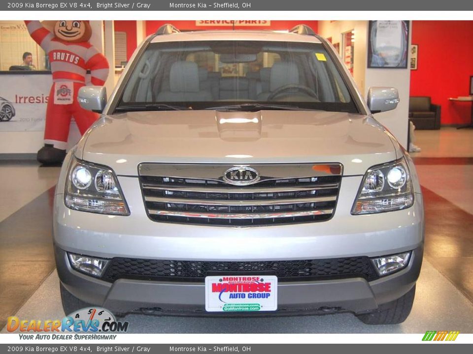 2009 Kia Borrego EX V8 4x4 Bright Silver / Gray Photo #6