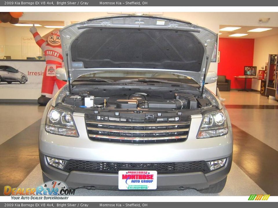 2009 Kia Borrego EX V8 4x4 Bright Silver / Gray Photo #29