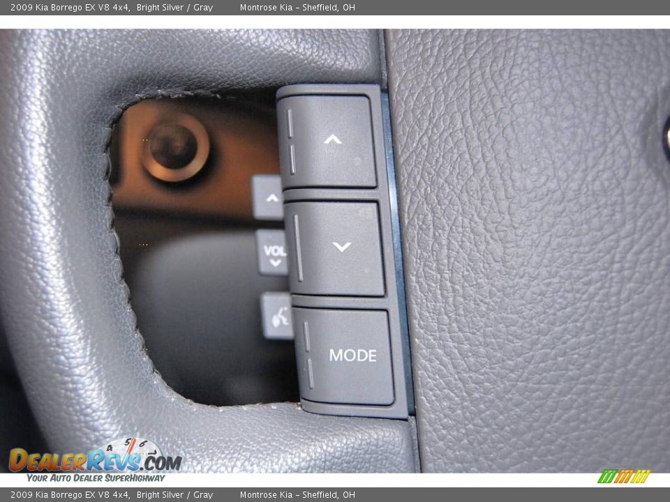 2009 Kia Borrego EX V8 4x4 Bright Silver / Gray Photo #36