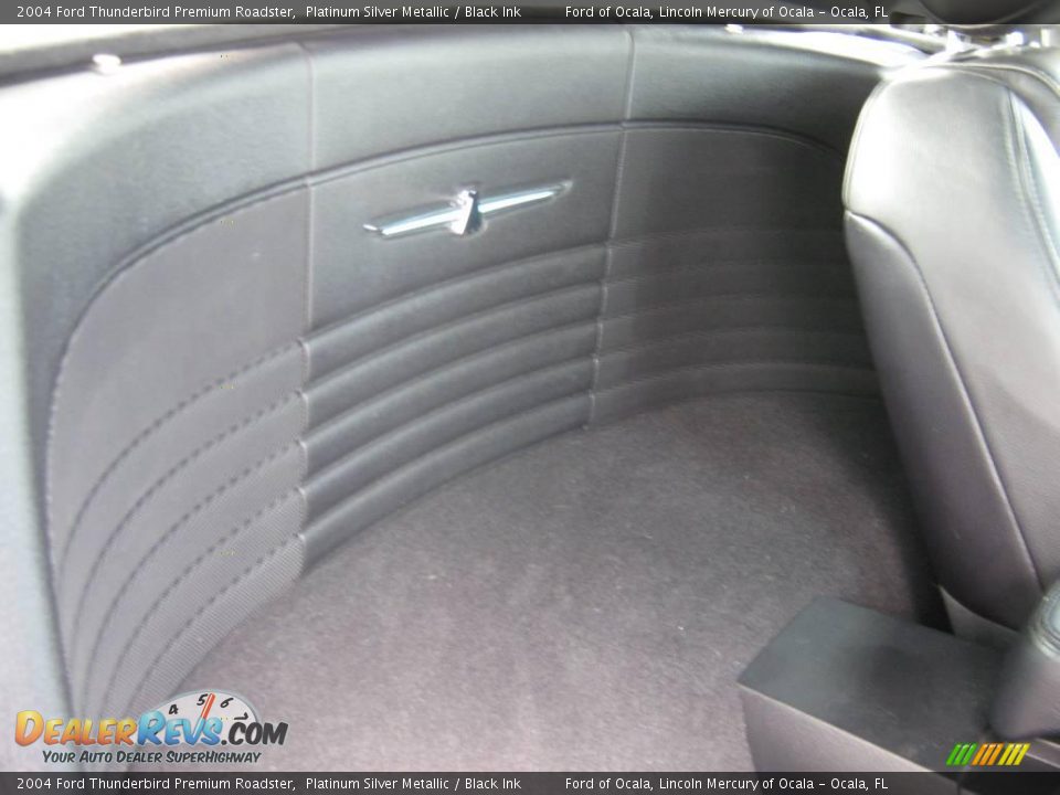 2004 Ford Thunderbird Premium Roadster Platinum Silver Metallic / Black Ink Photo #20