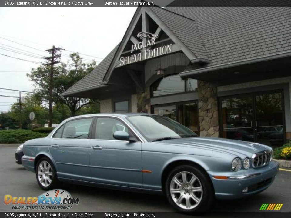 2005 Jaguar XJ XJ8 L Zircon Metallic / Dove Grey Photo #1