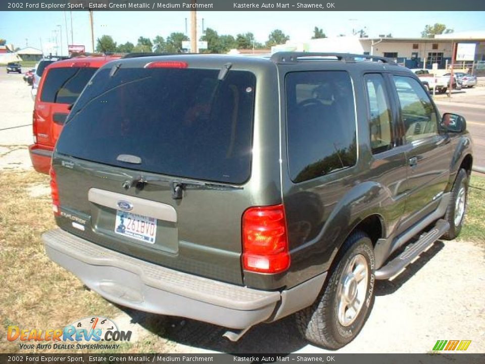 2002 Ford Explorer Sport Estate Green Metallic / Medium Parchment Photo #4