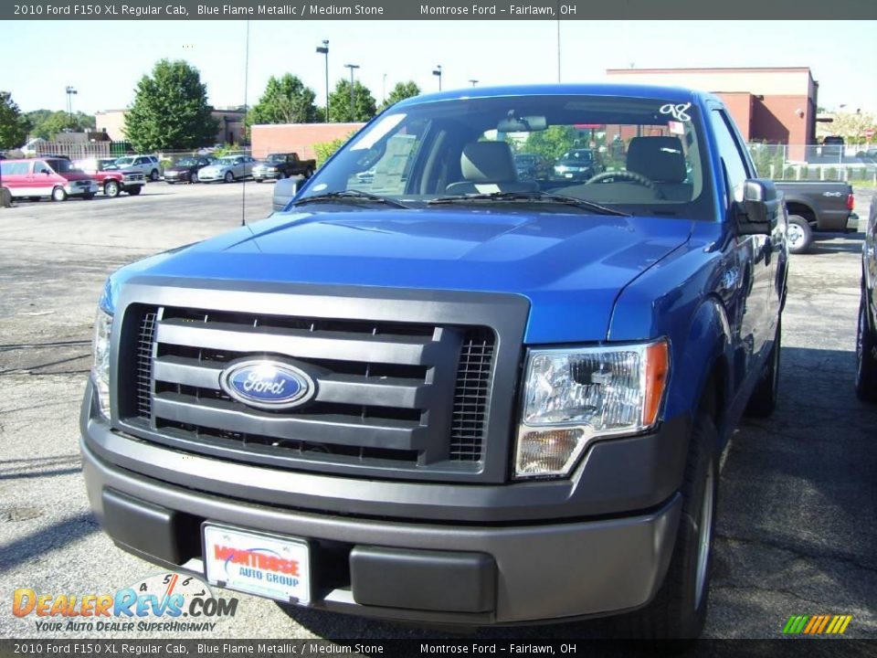 2010 Ford F150 XL Regular Cab Blue Flame Metallic / Medium Stone Photo #1
