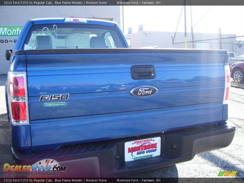 2010 Ford F150 XL Regular Cab Blue Flame Metallic / Medium Stone Photo #4