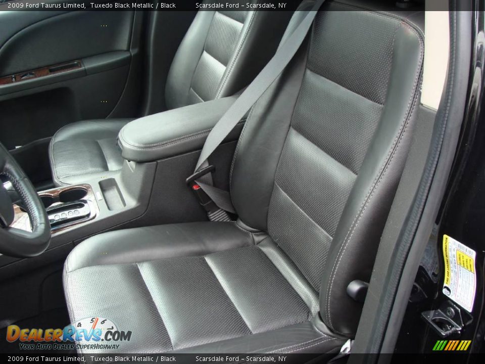 2009 Ford Taurus Limited Tuxedo Black Metallic / Black Photo #15