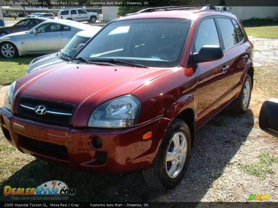 2005 Hyundai Tucson GL Mesa Red / Gray Photo #1