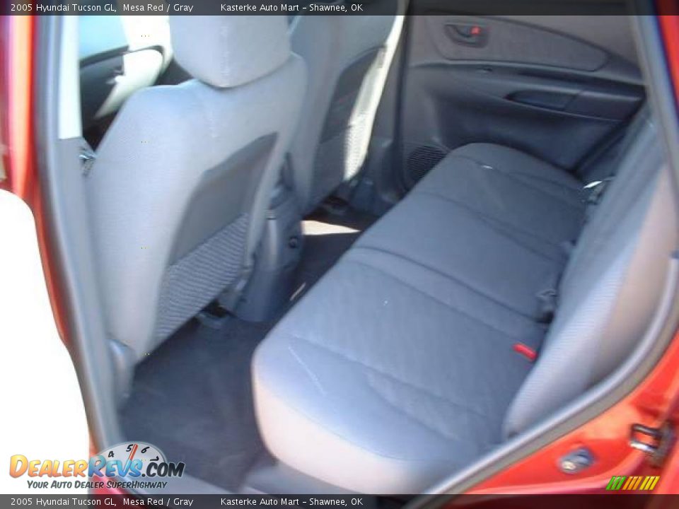 2005 Hyundai Tucson GL Mesa Red / Gray Photo #9