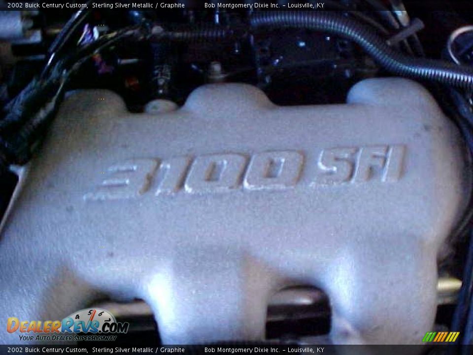 2002 Buick Century Custom Sterling Silver Metallic / Graphite Photo #4