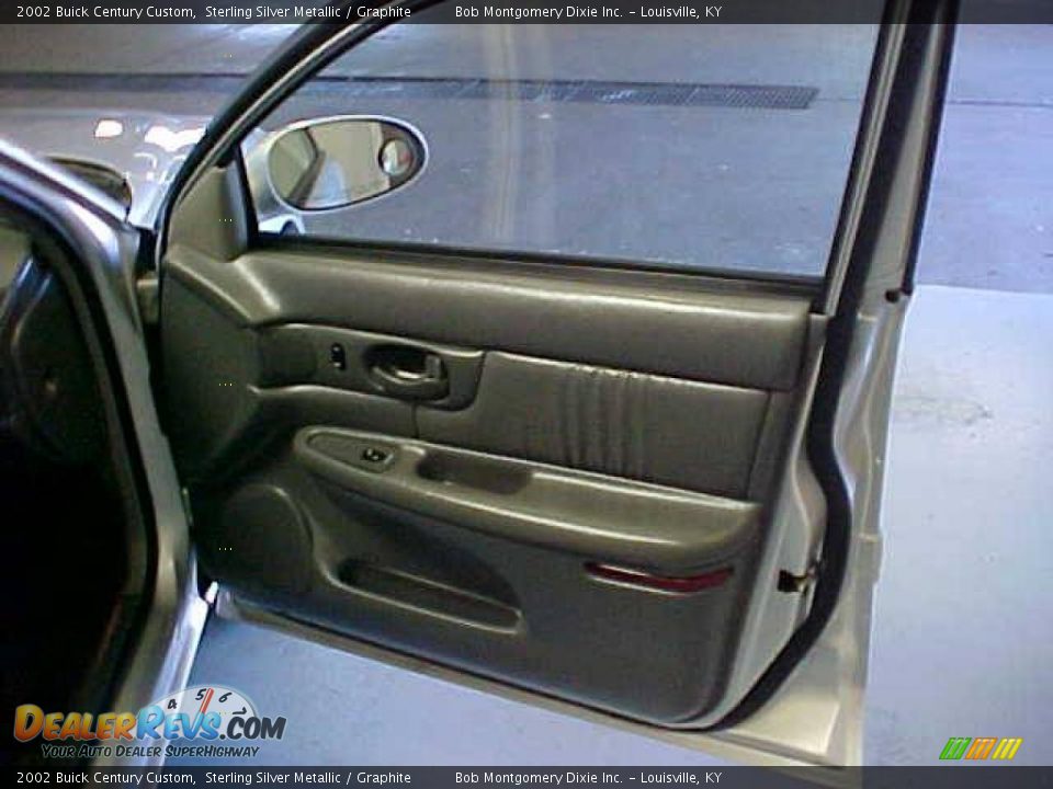 2002 Buick Century Custom Sterling Silver Metallic / Graphite Photo #7