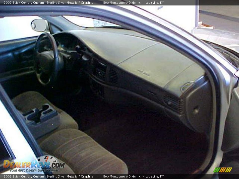 2002 Buick Century Custom Sterling Silver Metallic / Graphite Photo #8
