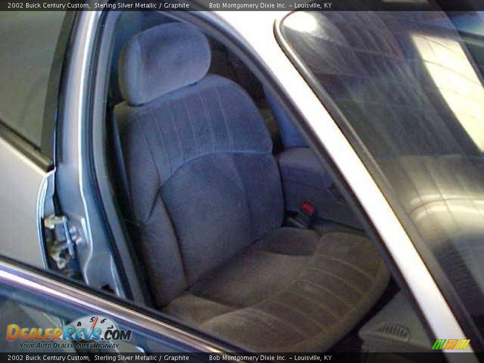 2002 Buick Century Custom Sterling Silver Metallic / Graphite Photo #9