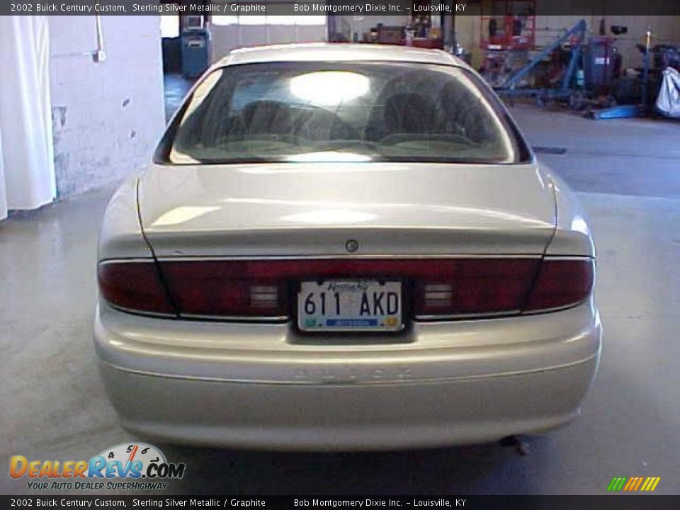 2002 Buick Century Custom Sterling Silver Metallic / Graphite Photo #14
