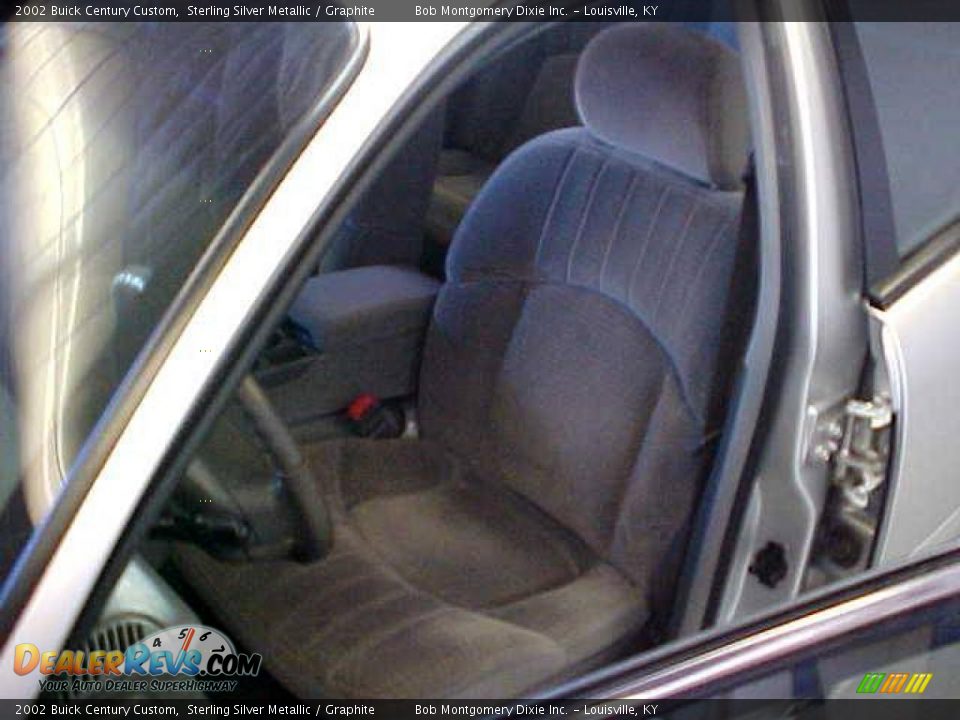 2002 Buick Century Custom Sterling Silver Metallic / Graphite Photo #21