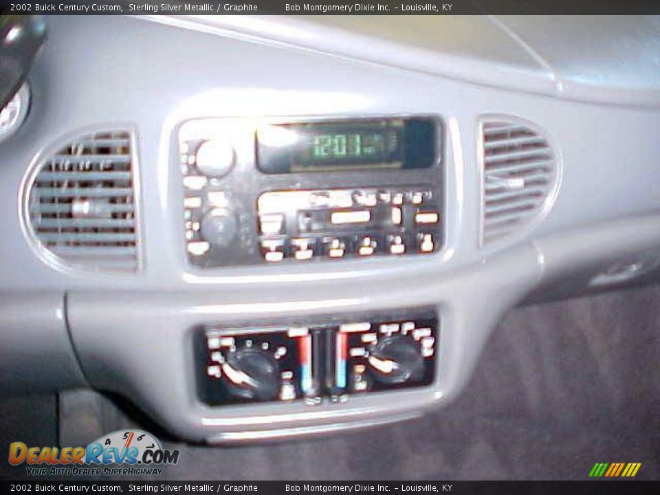 2002 Buick Century Custom Sterling Silver Metallic / Graphite Photo #23