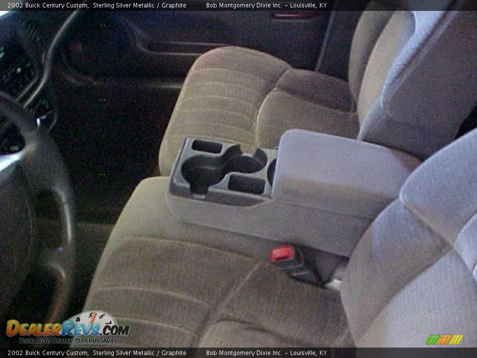 2002 Buick Century Custom Sterling Silver Metallic / Graphite Photo #24