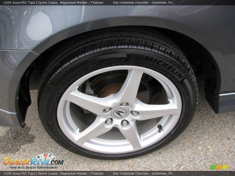 2006 Acura RSX Type S Sports Coupe Magnesium Metallic / Titanium Photo #5