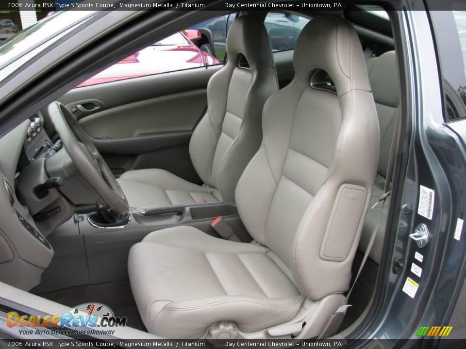 2006 Acura RSX Type S Sports Coupe Magnesium Metallic / Titanium Photo #9