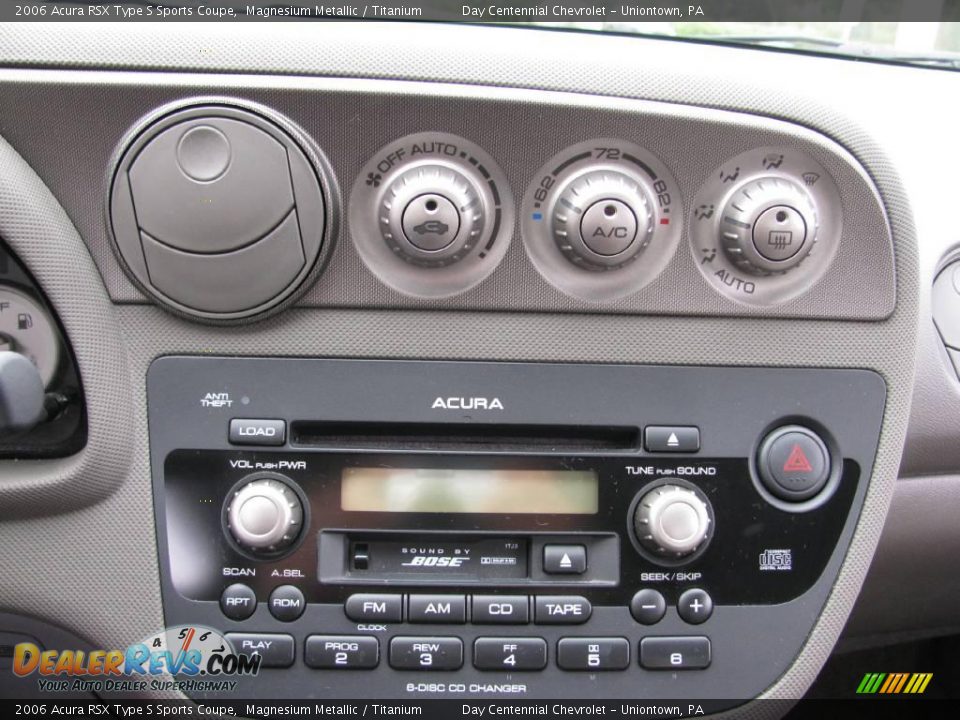 2006 Acura RSX Type S Sports Coupe Magnesium Metallic / Titanium Photo #11