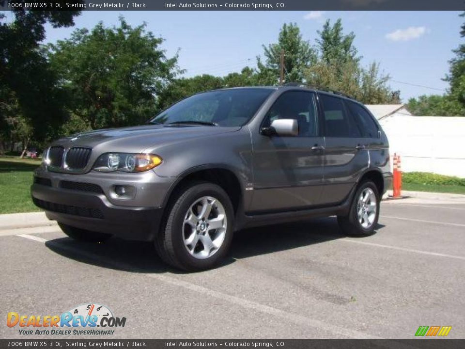 2006 BMW X5 3.0i Sterling Grey Metallic / Black Photo #1