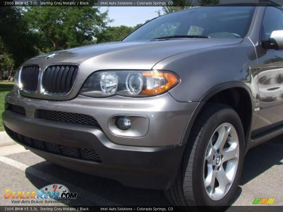 2006 BMW X5 3.0i Sterling Grey Metallic / Black Photo #2