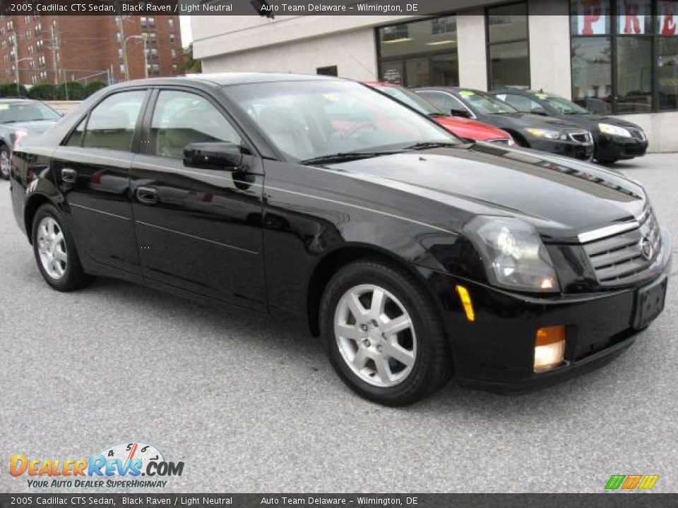 2005 Cadillac CTS Sedan Black Raven / Light Neutral Photo #1