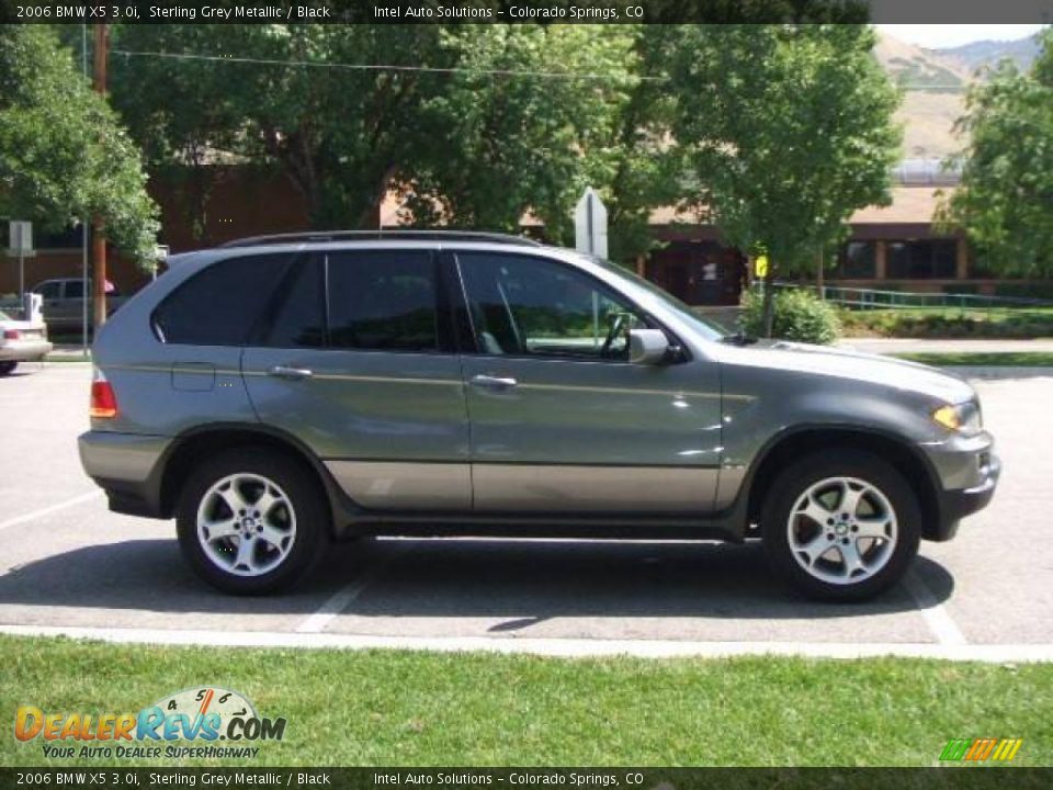 2006 BMW X5 3.0i Sterling Grey Metallic / Black Photo #5
