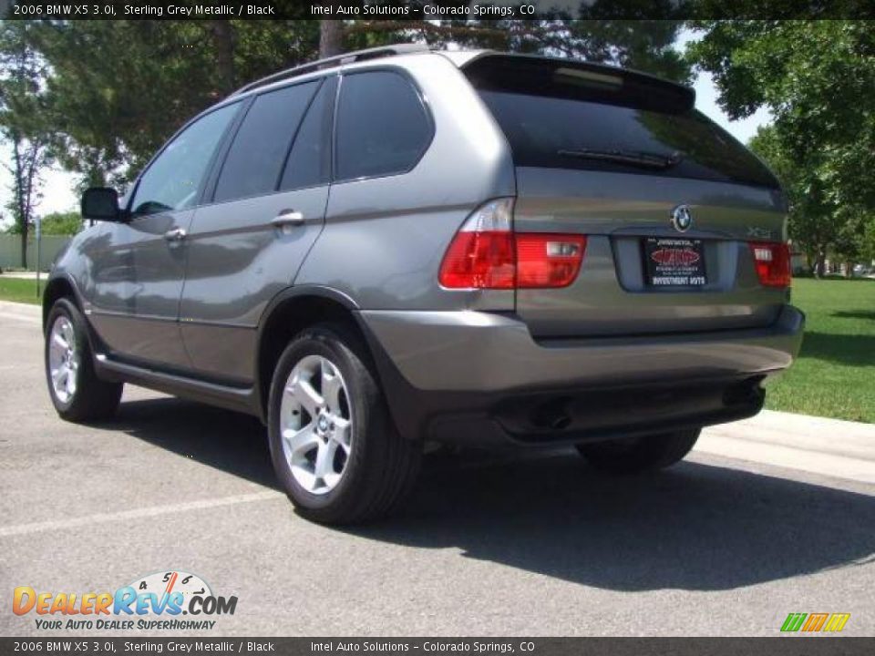 2006 BMW X5 3.0i Sterling Grey Metallic / Black Photo #6