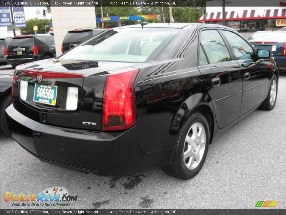 2005 Cadillac CTS Sedan Black Raven / Light Neutral Photo #5
