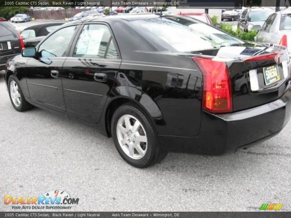 2005 Cadillac CTS Sedan Black Raven / Light Neutral Photo #7