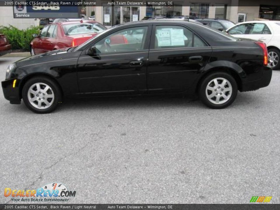2005 Cadillac CTS Sedan Black Raven / Light Neutral Photo #8