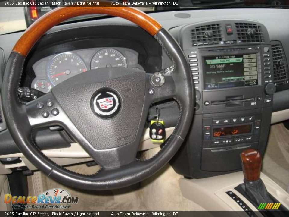 2005 Cadillac CTS Sedan Black Raven / Light Neutral Photo #10