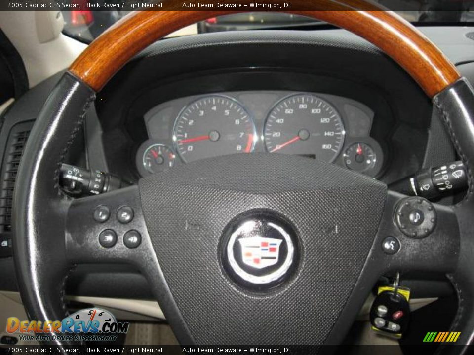 2005 Cadillac CTS Sedan Black Raven / Light Neutral Photo #14