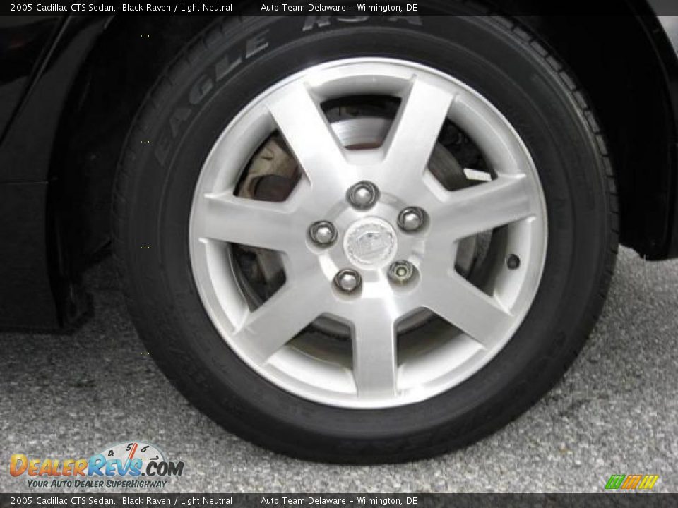2005 Cadillac CTS Sedan Black Raven / Light Neutral Photo #28