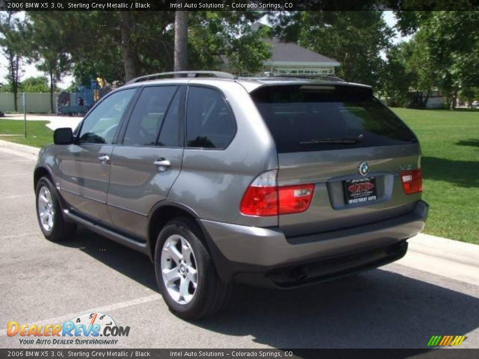 2006 BMW X5 3.0i Sterling Grey Metallic / Black Photo #20