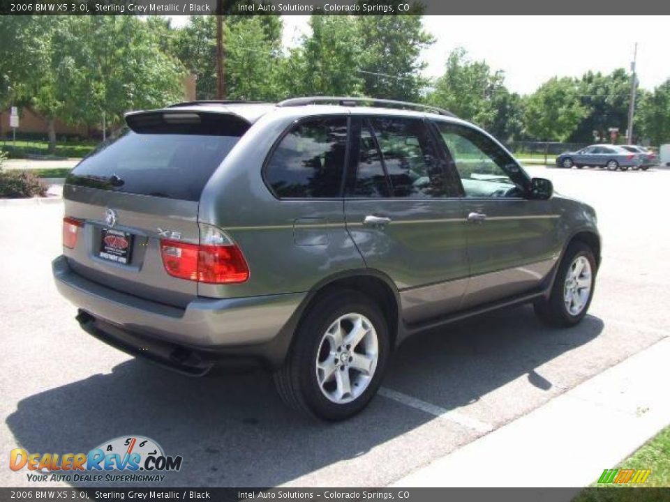 2006 BMW X5 3.0i Sterling Grey Metallic / Black Photo #21