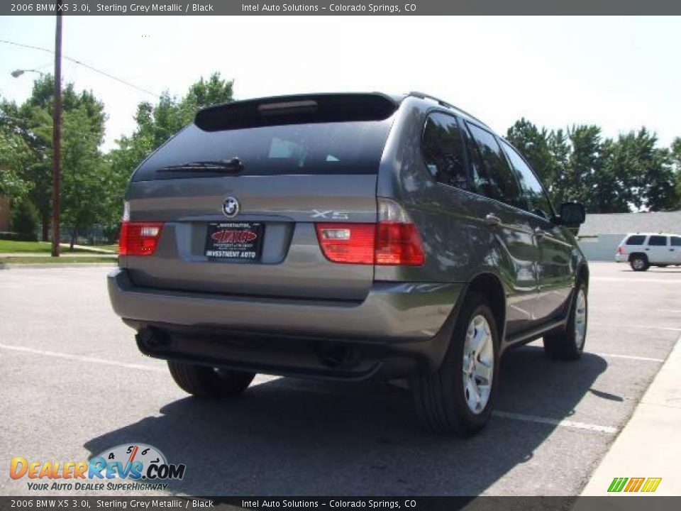 2006 BMW X5 3.0i Sterling Grey Metallic / Black Photo #22