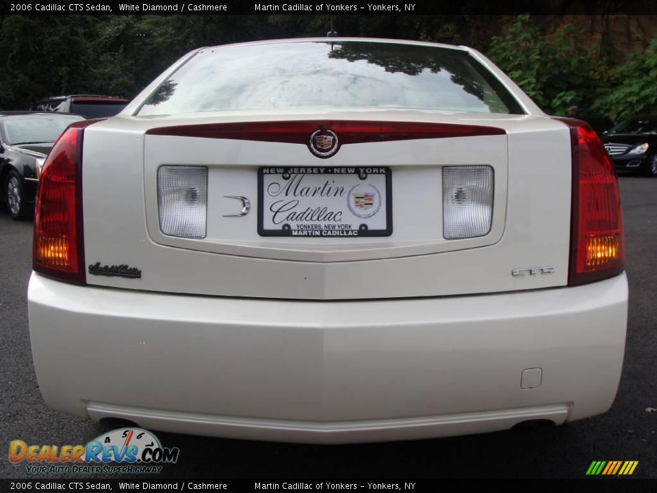 2006 Cadillac CTS Sedan White Diamond / Cashmere Photo #6