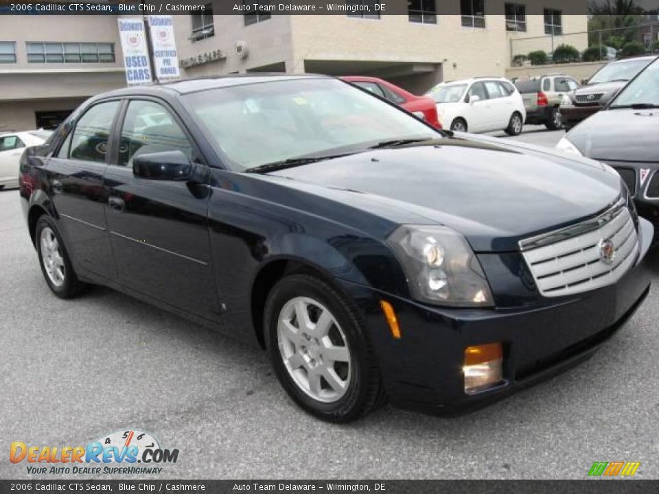 2006 Cadillac CTS Sedan Blue Chip / Cashmere Photo #9