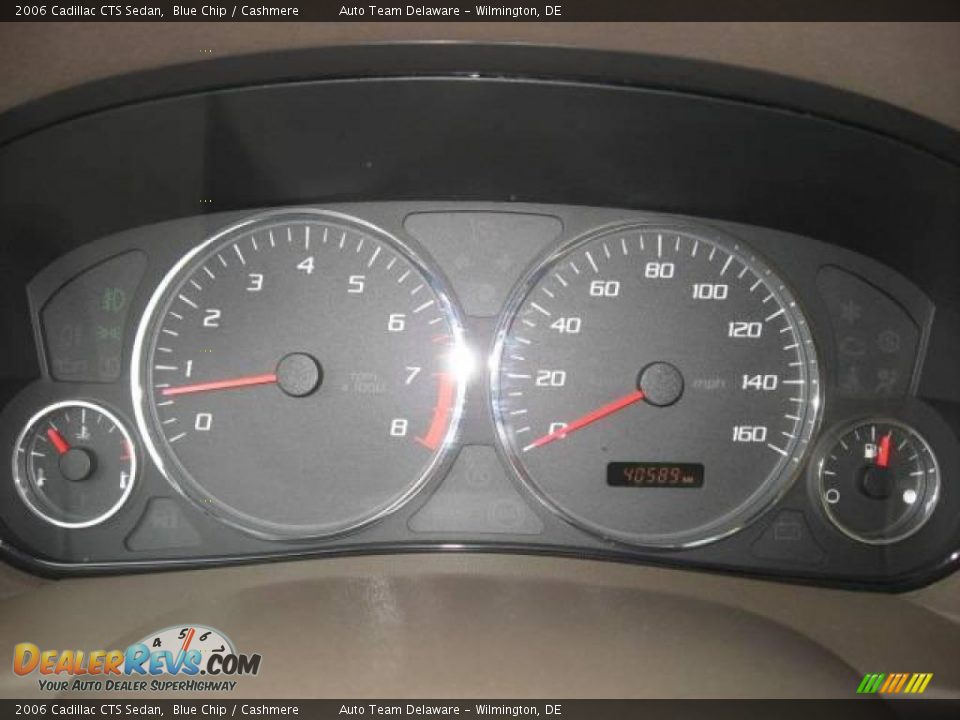 2006 Cadillac CTS Sedan Blue Chip / Cashmere Photo #15